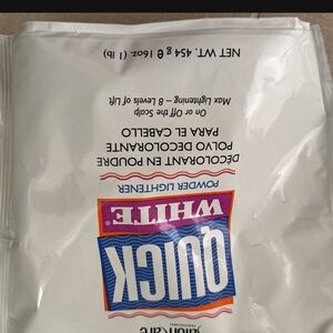White Powder Lightener for platinum hair works like magic